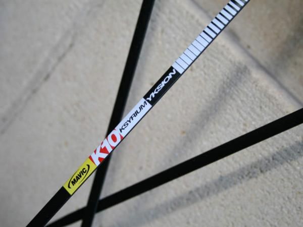 Mavic Ksyrium Yksion K10 clincher (rear)