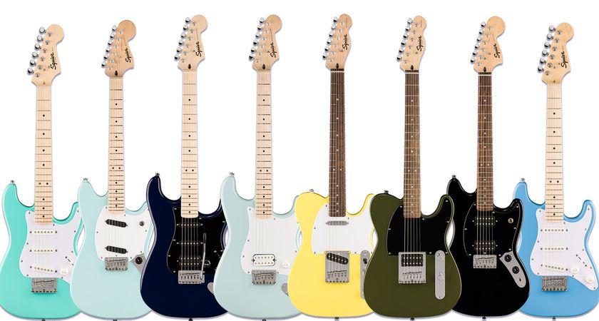 Squier Sonic Series: featuring mini-Stratocasters, single-humbucker Esquires and cult offsets too, the Fender-owned budget brand has made a big play for the beginner market in 2026