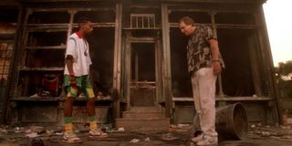 Spike Lee and Danny Aiello in Do the Right Thing