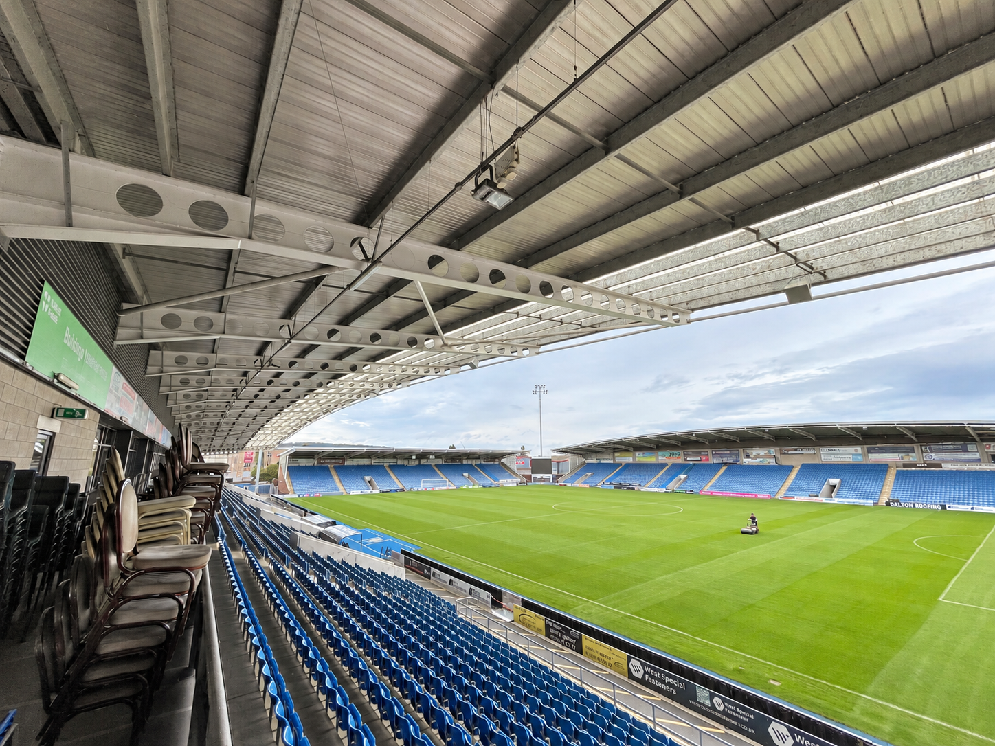 The SMH Group Stadium, the home field for Chesterfield Football Club.