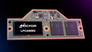 Micron's LPCAMM2 memory module.
