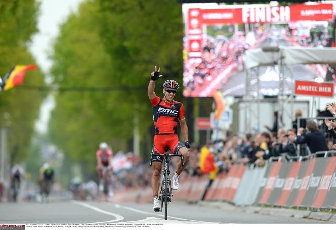 Philippe Gilbert (BMC) counts up his Amstel Gold Race wins