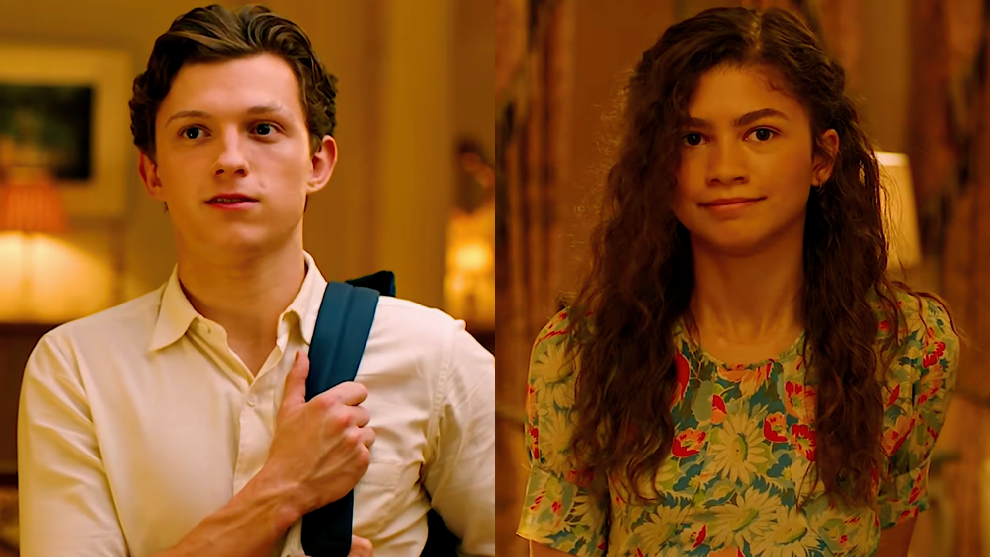 Tom Holland and Zendaya as Peter and MJ in Spider-Man: Far From Home.