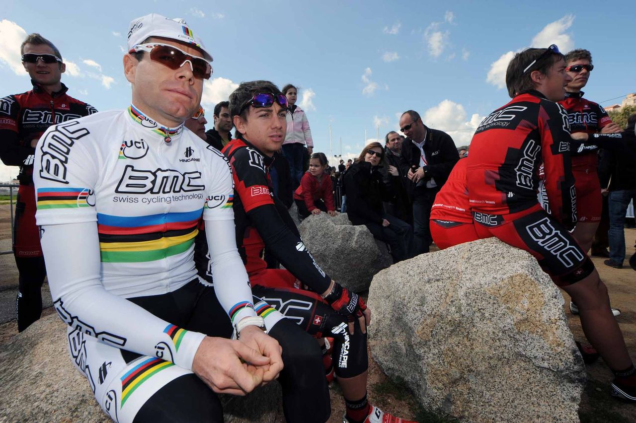 World champion Cadel Evans was on hand as Criterium International visited Corsica for the first time.