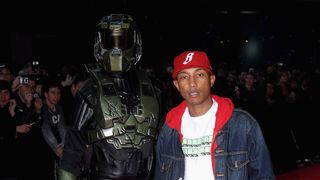 Halo 3 premiere Pharrell Williams