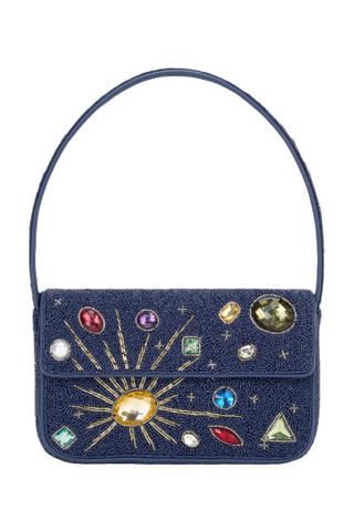 Staud Tommy Flap Beaded Shoulder Bag (Was $350) 