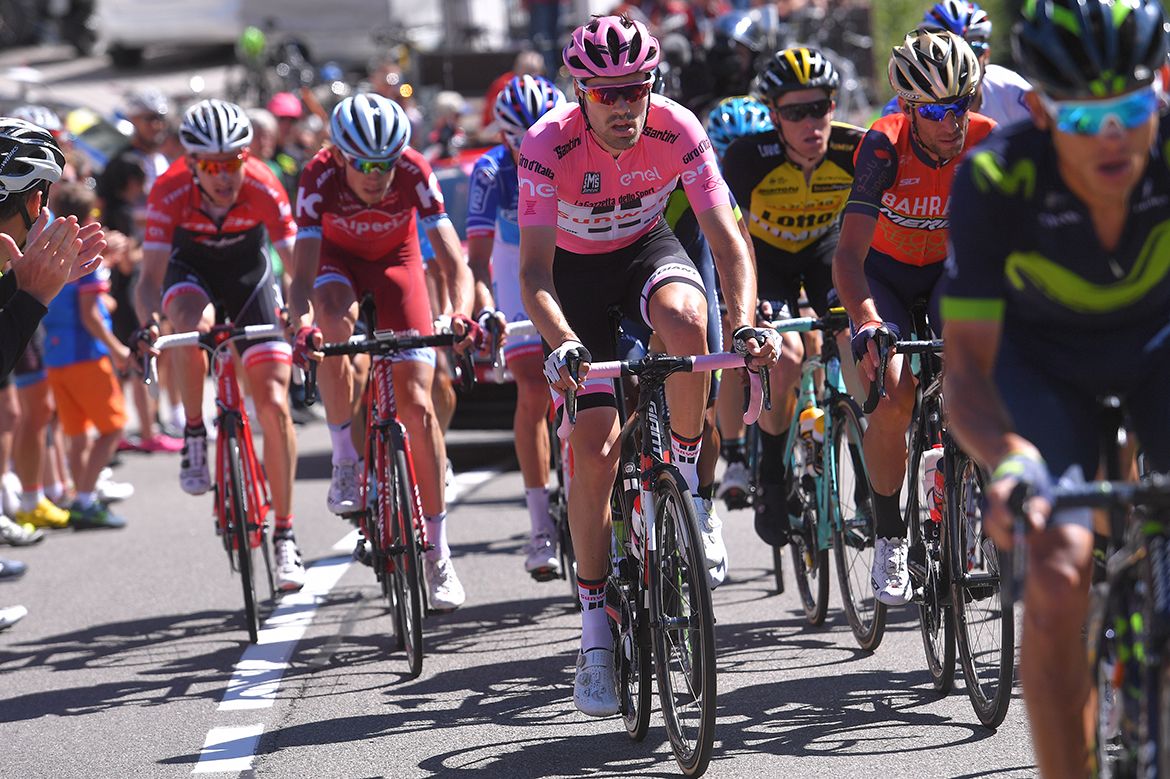 Tom Dumoulin in the GC group