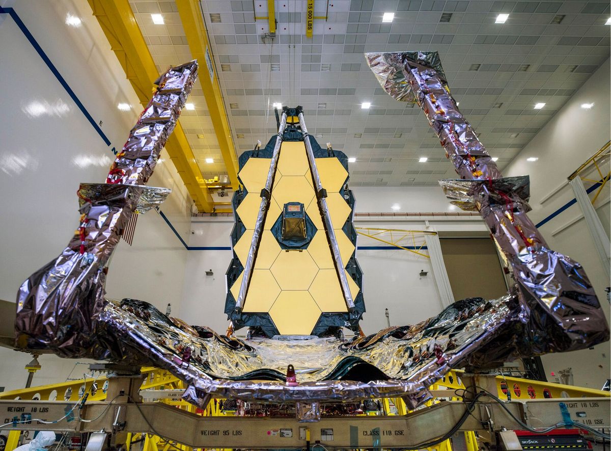 NASA&#039;s James Webb Space Telescope was fully assembled for the first time in August 2019.