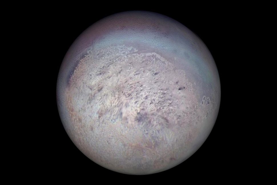 Neptune's Moon Triton Has a Rare Kind of Ice