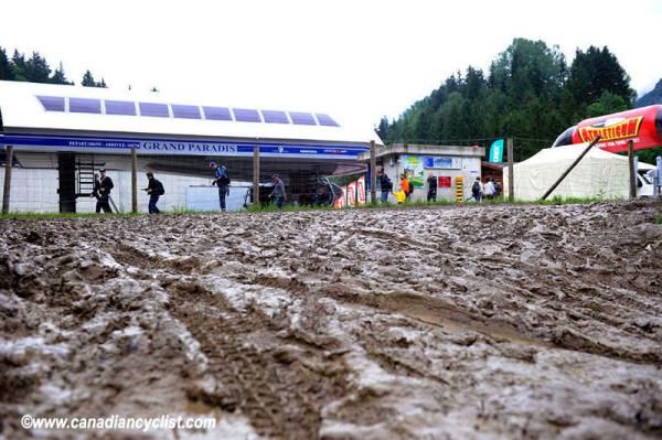 There was a lot of mud everywhere