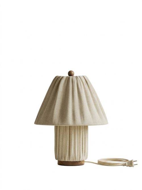 Soft Pleated Fabric Table Lamp