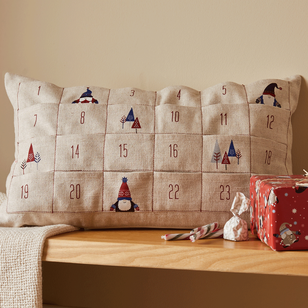 The Dunelm advent calendar cushion brilliant or bonkers? Ideal Home