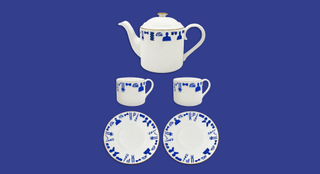 A Pet Shop Boys tea set