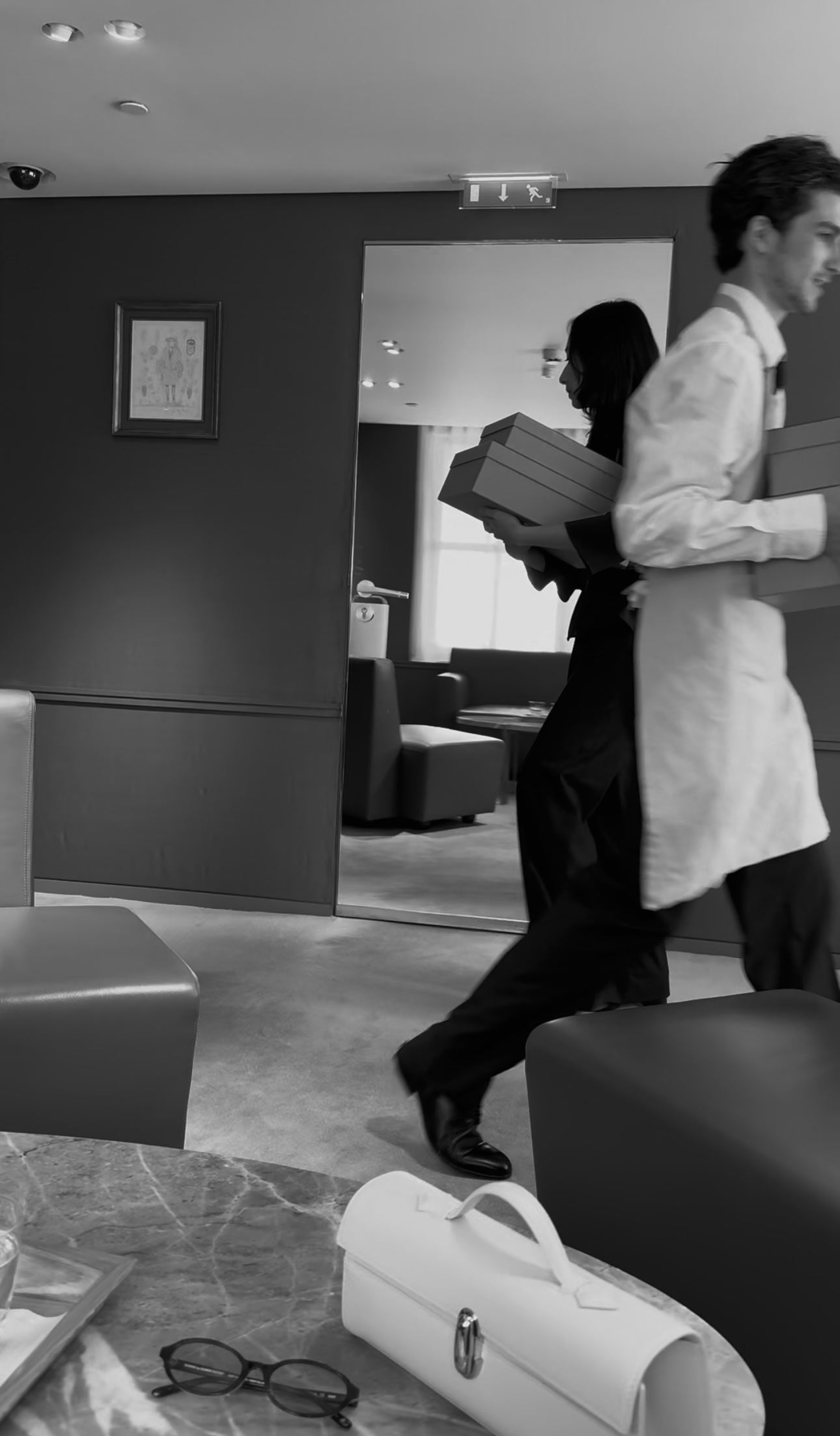 The Hermes flagship store in Paris.