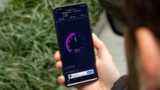 Samsung Galaxy S20 Ultra 5G speed test