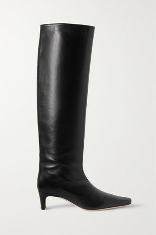 Wally Leather Knee Boots