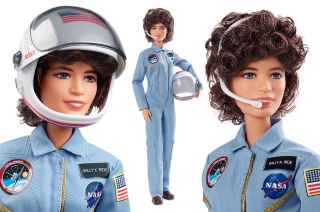 Mattel’s Barbie Inspiring Women Series Sally Ride doll is modeled after the late astronaut's appearance when she launched on her first space shuttle mission in June 1983.