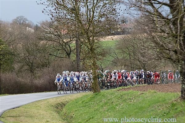 The peloton enjoyed a brisk spring day in France