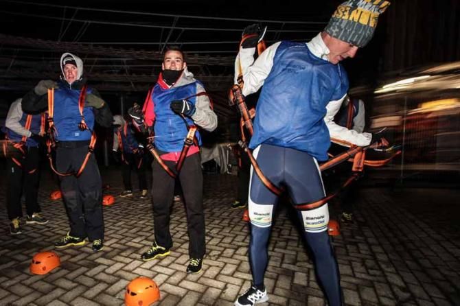 Vacansoleil's "blue team" prepares for action