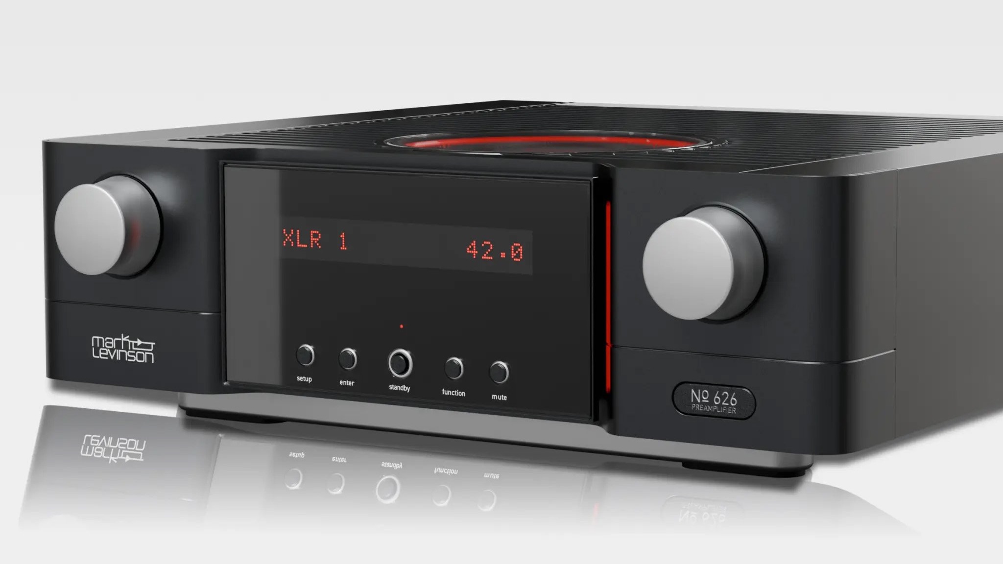 Mark Levinson 600 Series No. 626 pre-amplifier shot on a white background
