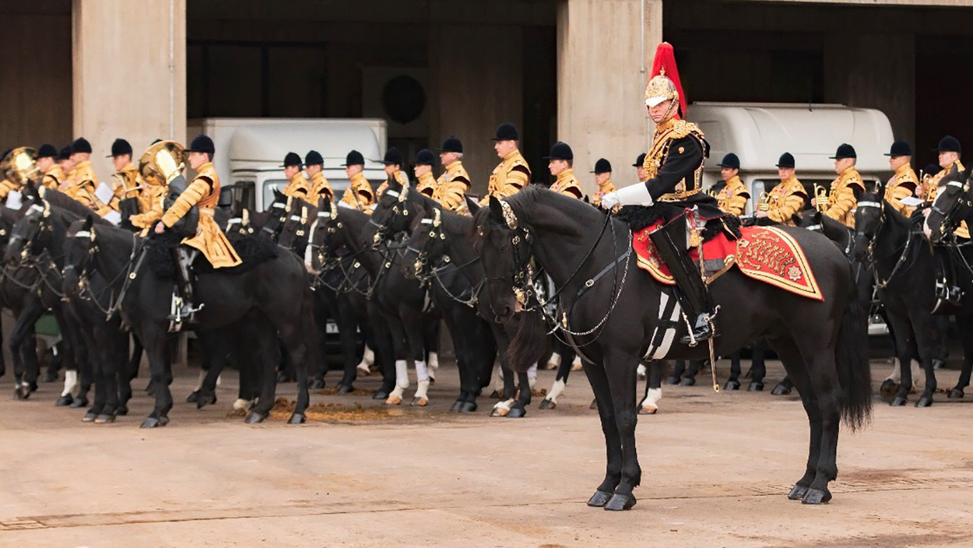 Household Cavalry George on parade