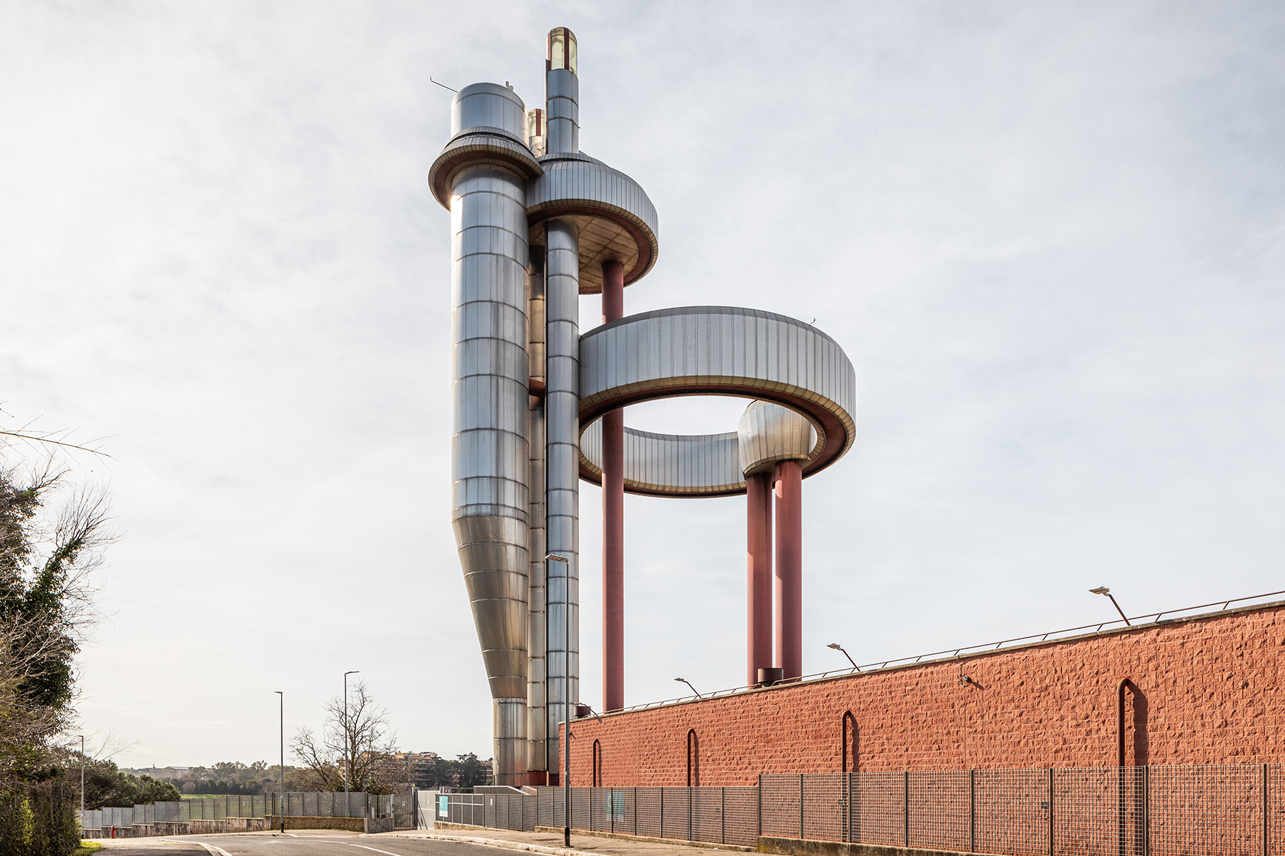Centro Idrico Eur, Francesco Palpacelli (architect ) and Giorgio Romaro (structural engineer), 1989