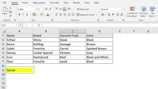 How to use Index Match in Excel