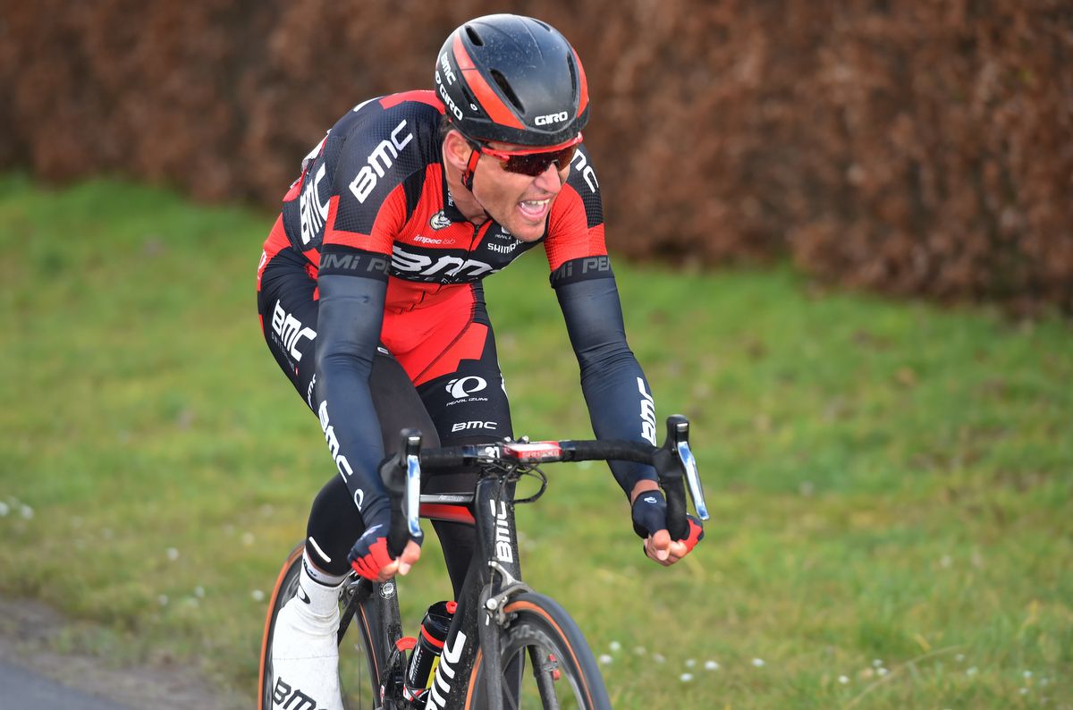 Greg Van Avermaet (BMC) in the closing kilometres