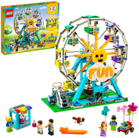 LEGO 3in1 Ferris Wheel/Swing Boat/Bumper Cars set:  was £79.99, now £48.79 at Amazon