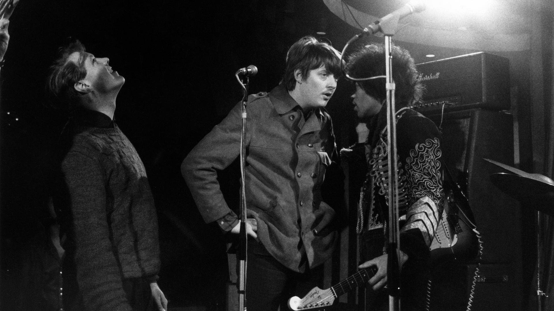 Chas Chandler and Jimi Hendrix in London