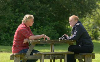 Nathan Williams (Martin Clunes) and Caleb Williams (Mark Lewis Jones) in Out There episode 2 recap