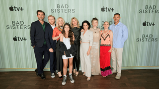 Cast and crew at Bad Sisters premiere