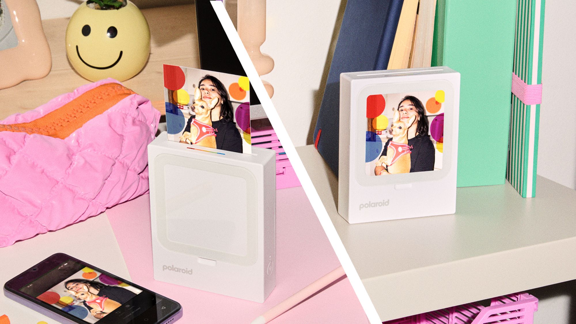 The printer you won’t hide in a drawer — Polaroid reveals charming smartphone photo printer that doubles as a desktop frame