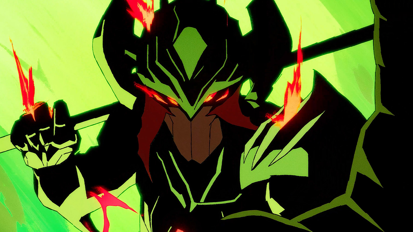 Screens from Warframe animation Jade Shadows