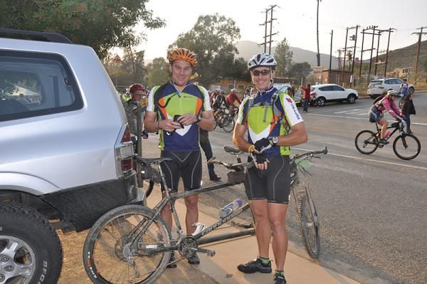 Hein Wagner (left) and Gerrie Olivier