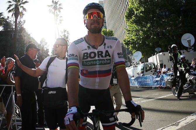 Job done for Peter Sagan (Bora-Hansgrohe) after taking his second win of the year on the opening stage of the 2019 Tour of California