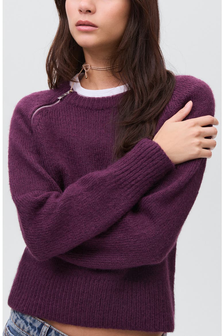 Zip Trim Sweater