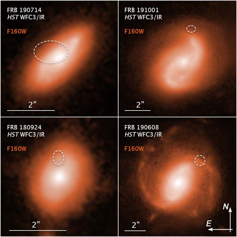 Newswise: Hubble Tracks Down Fast Radio Bursts to Galaxies' Spiral Arms