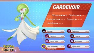 Gardevoir Pokemon Unite