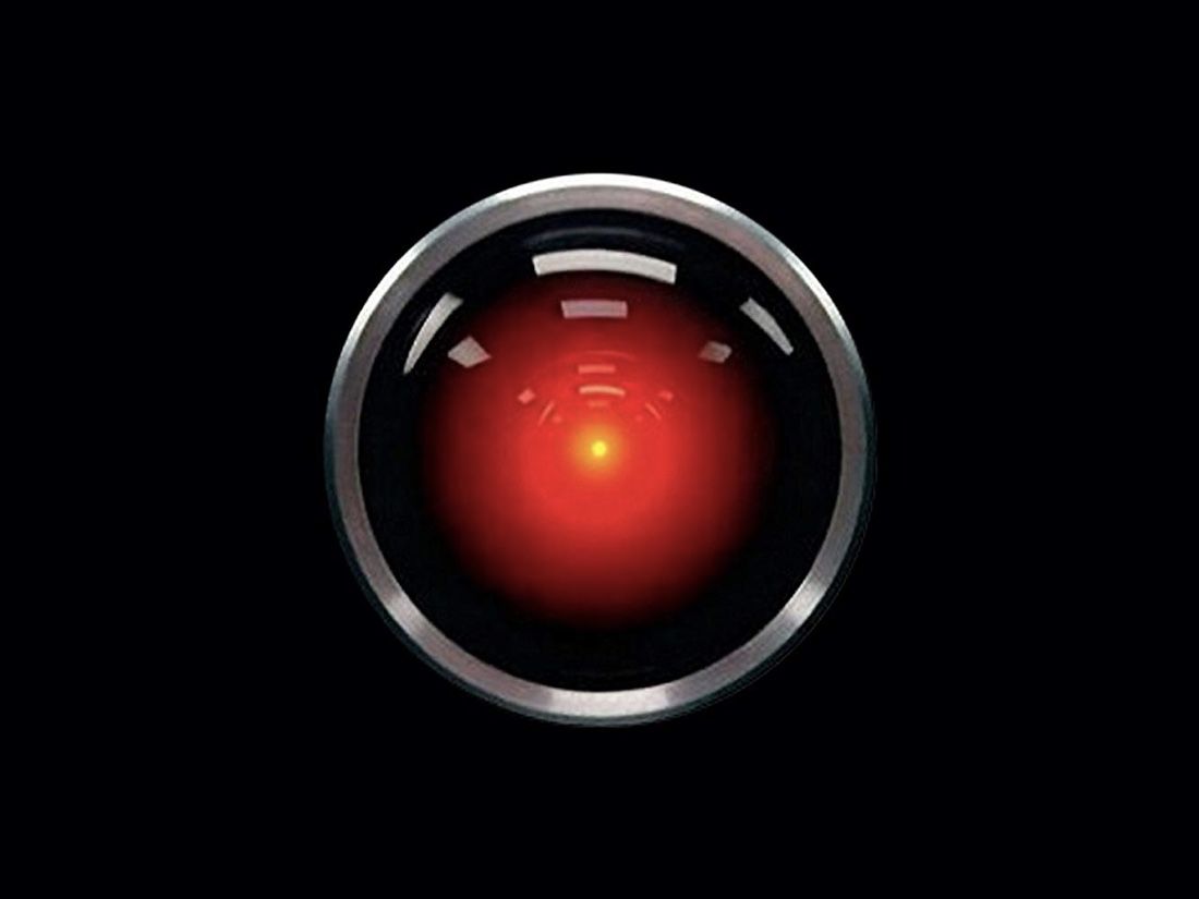 A murderous computer named HAL in the film &quot;2001: A Space Odyssey&quot; (1968).