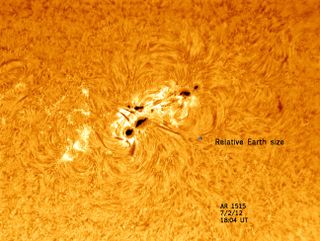 Sunspot Group 1515