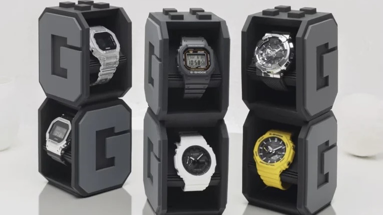 G-Shock watch stands and collector display case