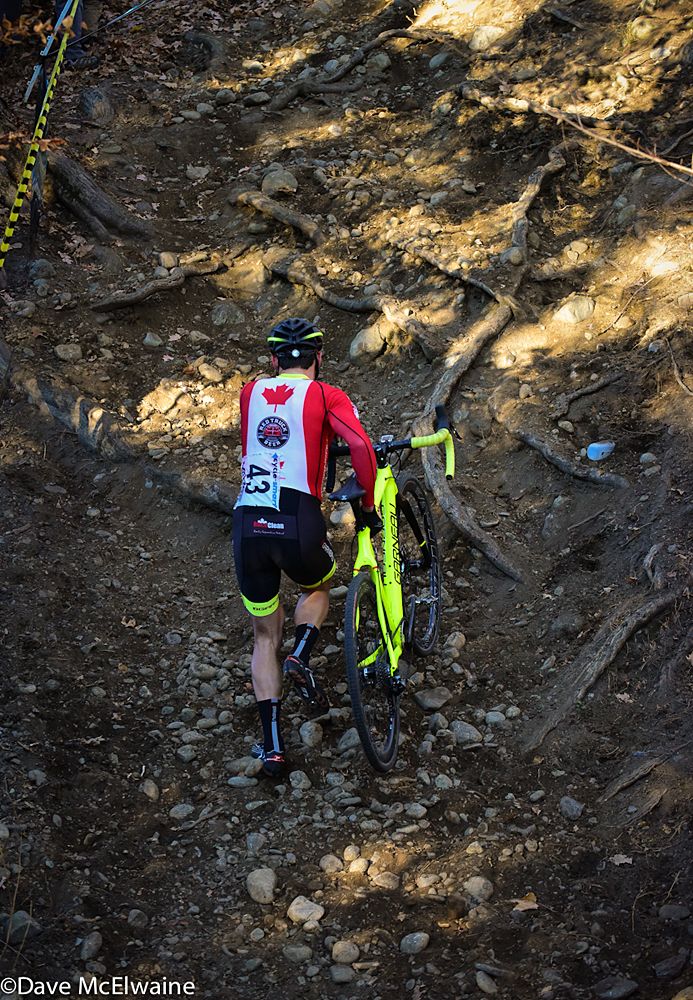Raphael Gagne (Red Truck-Garneau) was all alone by lap two