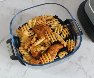 Ninja Crispi Portable Glass Air Fryer in the test kitchen