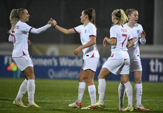 Latvia England Women’s WCup Soccer