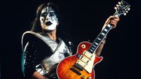 ce Frehley of Kiss performs at Arco Arena on August 28, 1996 in Sacramento, California