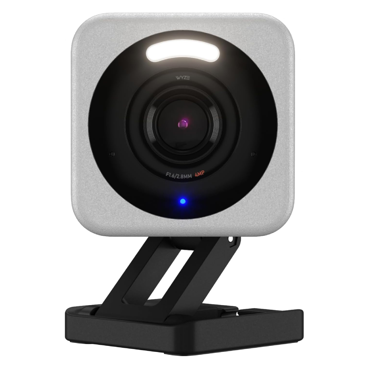 Wyze Cam v4 on white BG with light on