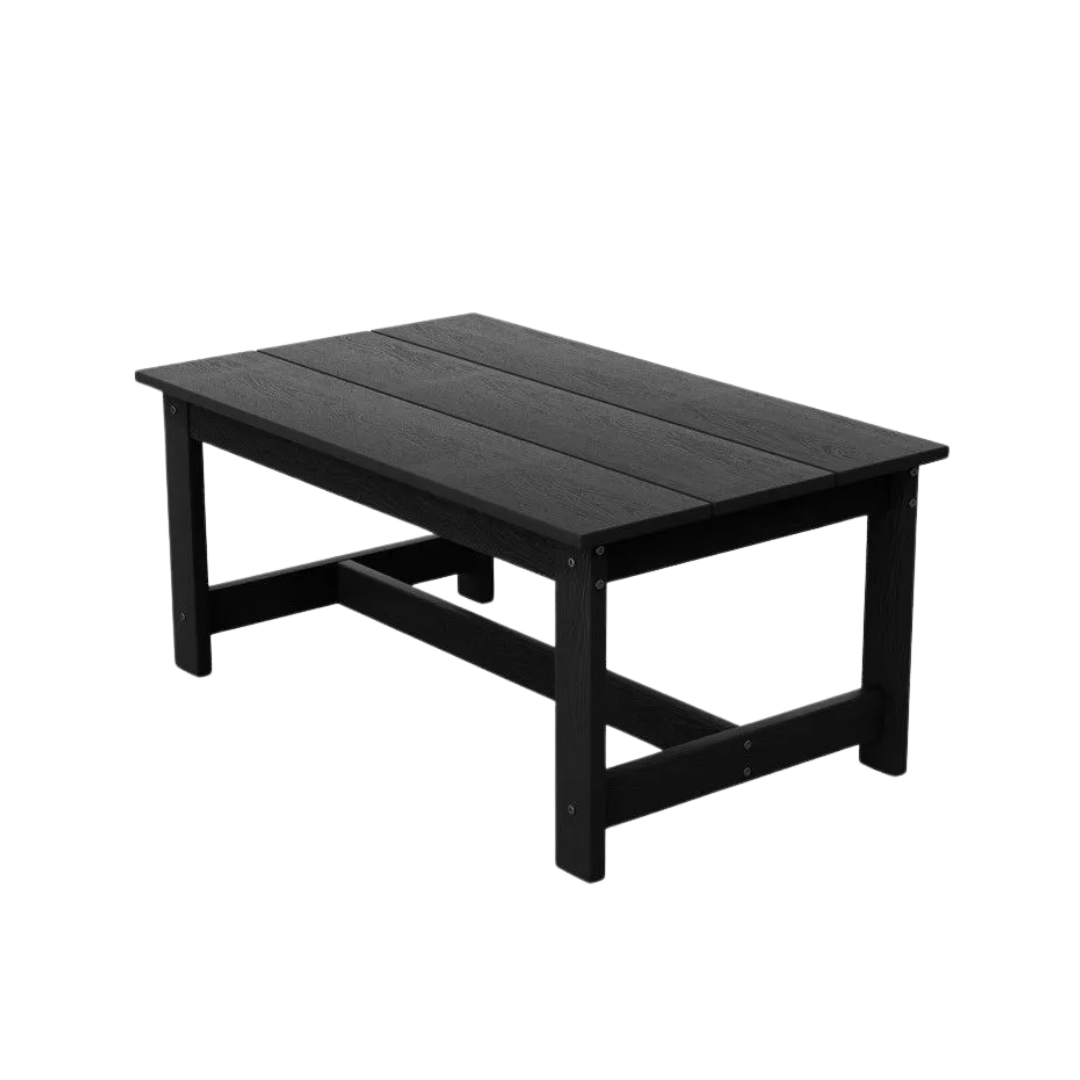 Hyleory Hdpe Patio Coffee Table - Durable Outdoor Modern Side Table ,weather Resistant