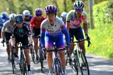 Amanda Spratt at the Liege-Bastogne-Liege 2022