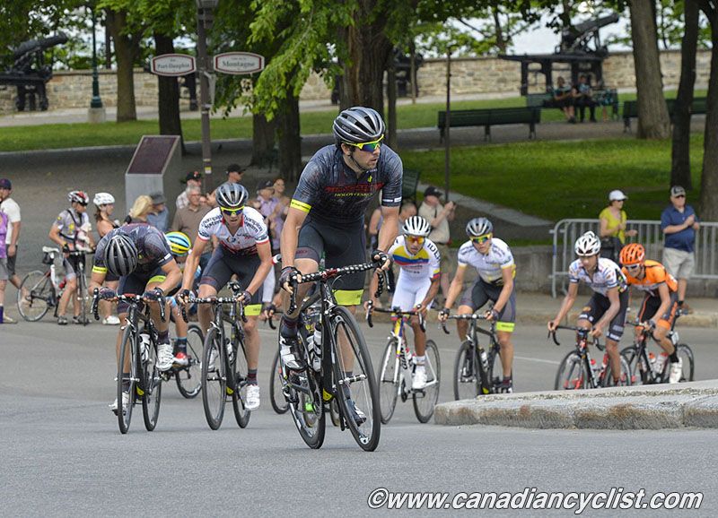 The Hincapie team chases Eduard Prades.